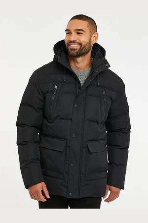 Threadbare Manteau bouffant imperméable à capuche de L