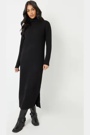 Threadbare Col roulé Knitted Robe longue40