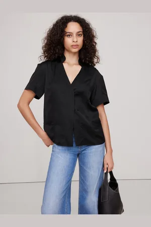 Banana Republic Satin Manches courtes Chemisesxsmall
