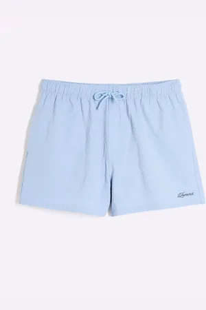 River Island Seersucker Swim Shorts