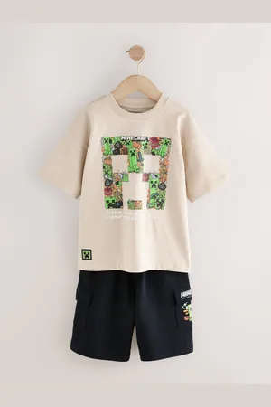 Next Minecraft Ensemble t-shirt et short ({}3-16ans)158164cm