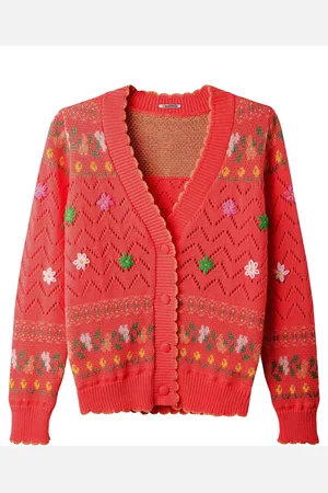 Joe Browns Col en V Fleuri 100% coton Cardigan42