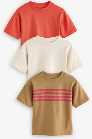 Next Manches courtes 100% Cotton T-shirt 3 Lot (3mths-7yrs)2 - 3 ans (92 - 98cm)