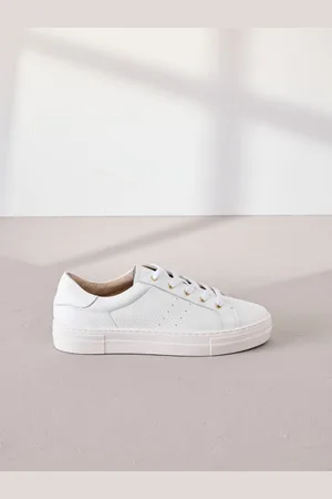 Next Signature Premium Leather Lace-Up Trainers