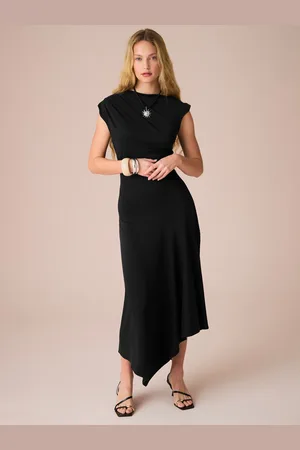 Next Manches courtes et ourlet asymétrique Peignoir mi-long42tall