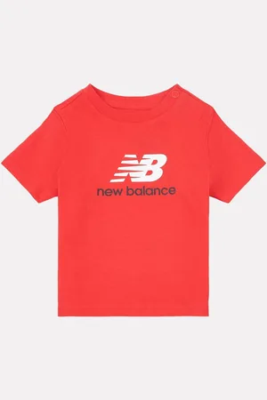 New Balance Kids Jersey Stacked Logo 100% Cotton T-Shirt98104cm