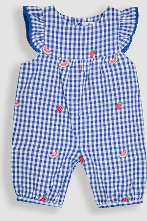 JoJo Maman Bébé Pretty Ruffle Shoulder Brodée 100% Maillot de soleil en coton9298cm