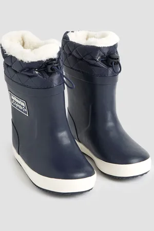 JoJo Maman Bébé Haut douillet à cordon de serrage Bottes en caoutchouc