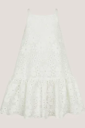 Monsoon Harper Lace Daisy Bow Dress6 ans (116cm)