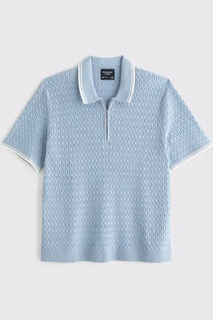 Abercrombie & Fitch Zip Polo ShirtMédium