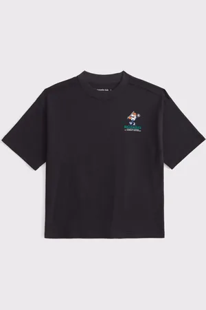 Abercrombie & Fitch Fun Cartoon Back Graphic T-Shirt122128cm