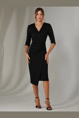 Jolie Moi Métallisé Wrap Bodycon Robe38