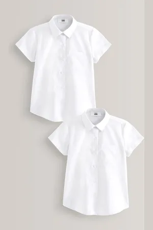 Next 2{Paquet de chemises scolaires Manches courtes (3-18ans)11 ans (146cm)