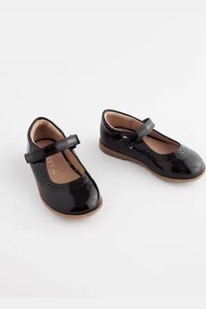 Next Leather Mary Jane Touch fastening Brogues