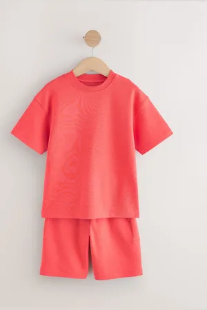 Next Relax Fit Heavyweight T-Shirt And Shorts Top & Shorts Set (3-16yrs)14 ans (164cm)