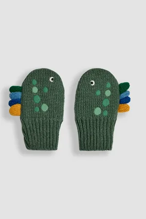 JoJo Maman Bébé Moufles imprimées dinosaures1 - 2 ans (80 - 92cm)