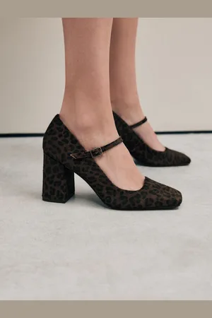 Next Forever Comfort Leather Square Toe Block talons Mary Jane Chaussureseu42