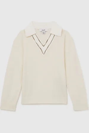 Reiss Pull Neena avec col en laine7 - 8 ans (122 - 128cm)