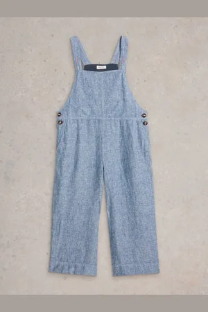 White Stuff Vivian 100% Linen Dungarees40
