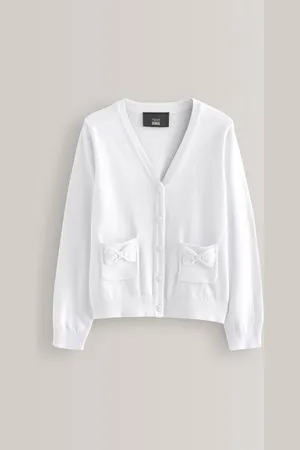 Next Cotton Rich Naud Pocket School Cardigan (3-16yrs)134140cm