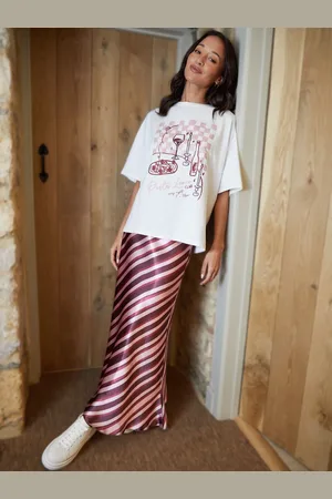 Threadbare Maxi Satin Slip Jupes42