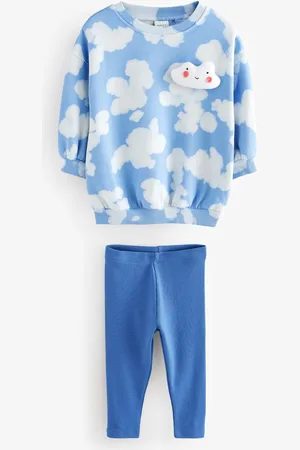 Next Ensemble nuage Tie-dye Leggings (3mths-7yrs)9 - Mois 12 (74 - 80cm)