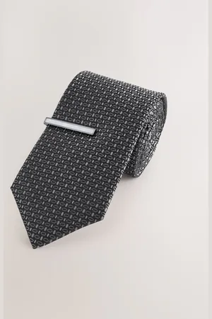 Next Cravate en soie avec clip Cravateonesize