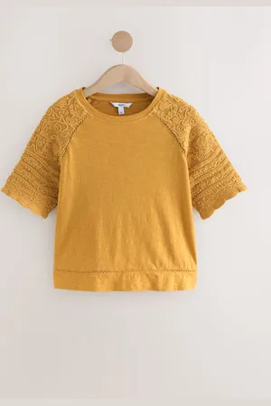 Next T-shirt Crochet Manches Courts 100% coton
