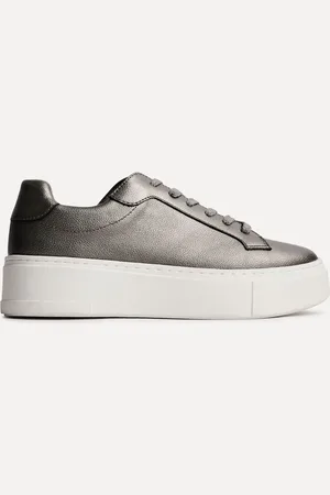 Linzi Jersey Lace Up Flatform Trainerseu42