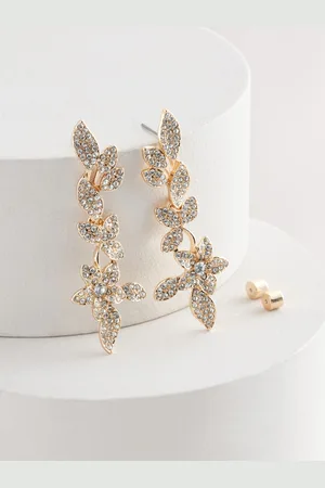 Next Bridal Flower Print Drop Earringsun