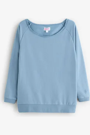 Pineapple Off Shoulder Longline Sweat Toplarge
