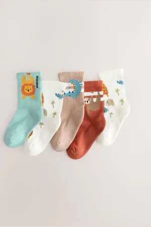 Next Print Rich Socks 5 Pack6-8.5 Jnr