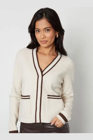 Threadbare Contrast Edge Knitted Cardigan38
