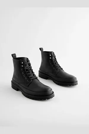 Next Bottes à lacets en cuir