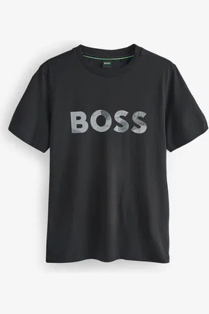 HUGO BOSS T-shirt Regular Fit logo 100% cotonTrès grand