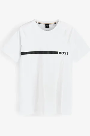 HUGO BOSS Slim-Fit Logo 100% T-Shirt en cotonGrand