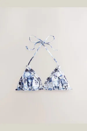 Next Triangle plissé Bikini Top48
