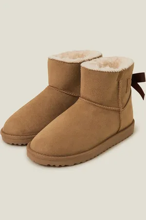 Accessorize Bottes en suédine doublées de fausse fourrure Naud