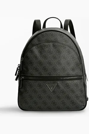 Guess Monogram Logo Detail Black Backpackun