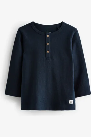Next T-shirt à manches longues Henleys (3mths-7yrs)12 - Mois 18 (80 - 86cm)