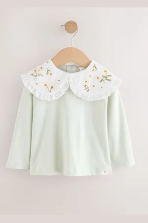 Next Long Sleeve Collar 100% Cotton Top (3mths-7yrs)104110cm