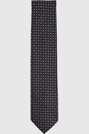 Reiss Pelosa Foulard Silk Blend Floral Print TieTAILLE UNIQUE