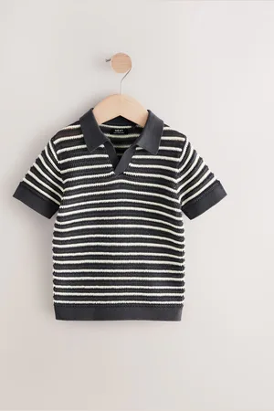 Next Short Sleeve Trophy Neck 100% Cotton Polo Shirt (3mths-7yrs)9 - Mois 12 (74 - 80cm)