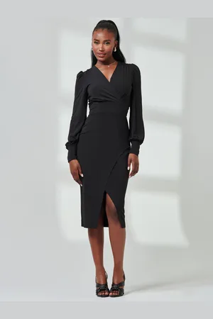Jolie Moi Robe fourreau fendue en jersey38