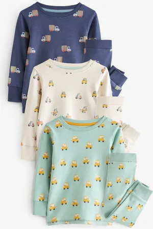 Next 3 Lot Se blottir 100% Cotton Pyjamas (9mths-10yrs)4 - 5 ans (104 - 110cm)