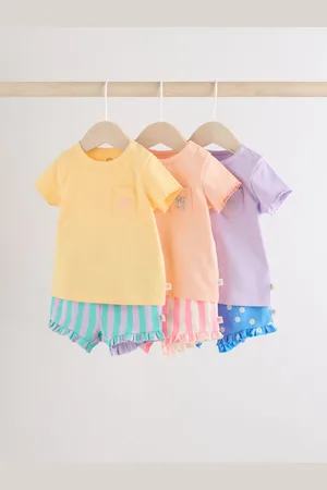 Next Baby Short Sleeve T-Shirt and Shorts Set 6 Piece6268cm