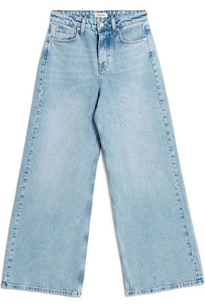Albaray Light Wash Full Length Wide Length Jeans42