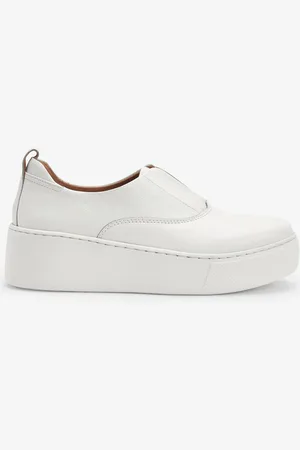 Next Signature Forever Comfort Leather Suede Chunky Compensées Platform Trainers