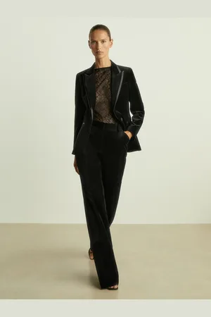 Reiss Parisa Velvet Flared Pantalon de costume40 R