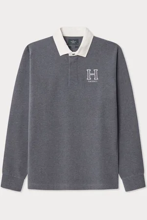 Hackett Hommes London 100% Cotton Blanc Rugby ChemisesS